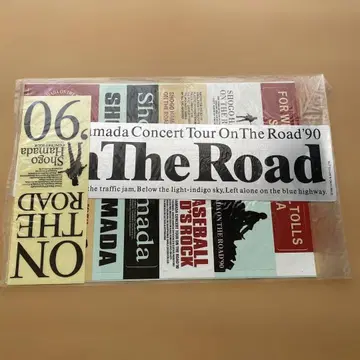 미사용 하마다 쇼고 ONTHEROAD'90 스티커 세트