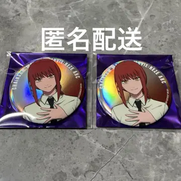 베이스야드 도쿄 체인소 맨 마키마 오로라 캔뱃지 세트