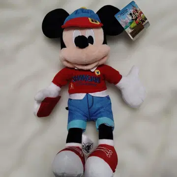 상하이 디즈니랜드 한정판 미키마우스 봉제 인형 해외 Disney