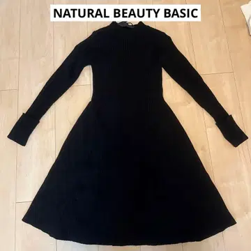 naturalbeautybasic A라인 니트 원피스 S 1회 착용