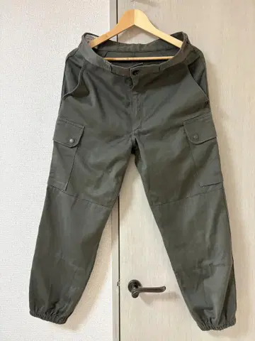프랑스군 F-2 카고 팬츠 9부 기장 80년대 C.S.V. CERIZAY