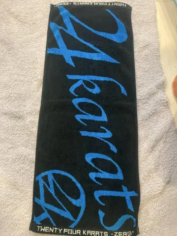 3대째 jsb TWENTY FOUR KARATS ZERO 타월 블랙/파랑
