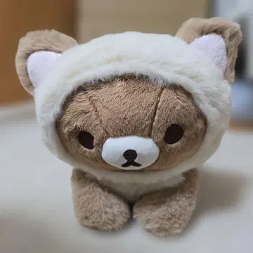 고양이 고양이 무릎 태우기 봉제 인형 차이로이코구마