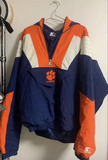 스타터 starter 나일론 자켓 하프 지퍼 XL