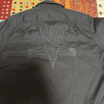 THRASHER Dickies 콜라보 반팔 워크 셔츠