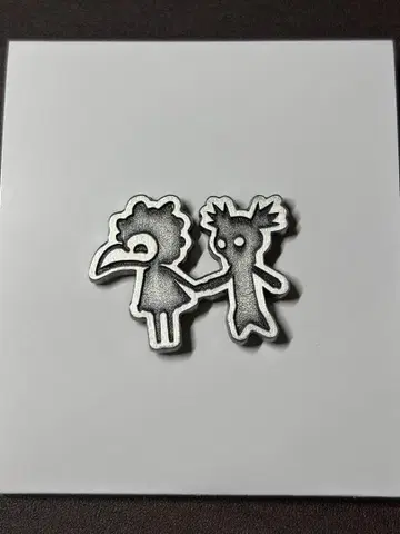 리틀 나이트메어 로손 한정판 핀 배지 애론 & 로우