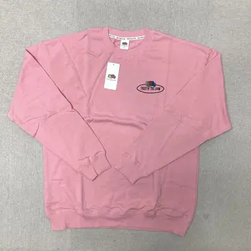 새상품 FRUIT OF THE LOOM 트레이닝복 긴팔 핑크 XL 사이즈