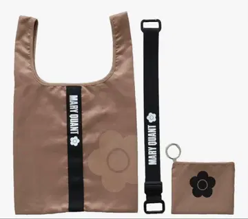 MARY QUANT 에코백 브라운