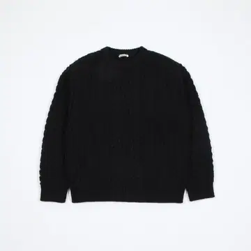 AURALEE FRENCH MERINO ARAN KNIT
