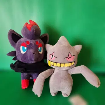 포켓몬스터 쥬페타 와 조로아 봉제 인형