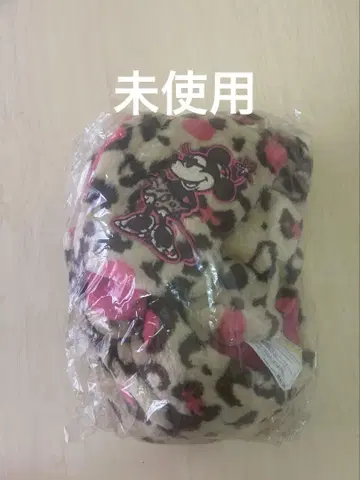 미니 레오파드 무늬 팬캡 머플러 장갑 택 포함 헤이세이 GAL 단종품