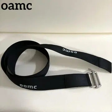 OAMC EXIT BELT Black 자카드 직물 로고 jilsander