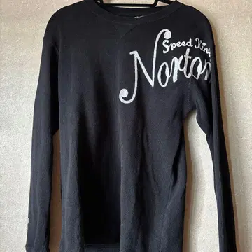 Norton 블랙 긴팔 트레이닝복 L 서멀 원단