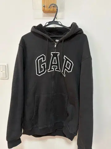 GAP 블랙 집업 후드티