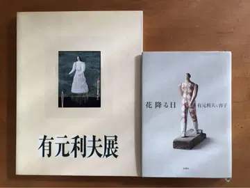 [아리모토 리오전] 도록, [꽃 내리는 날] 2권 묶음