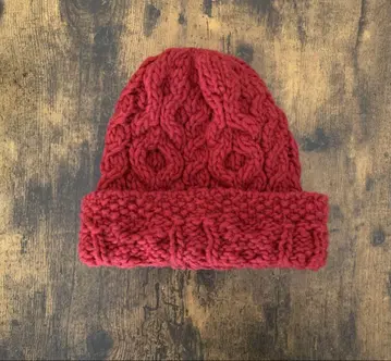 네스트로브 nestRobe 페루 핸드 니트 모자 레드 빨간색