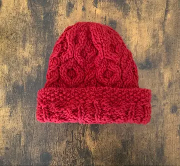 네스트로브 nestRobe 페루 핸드 니트 모자 레드 빨간색