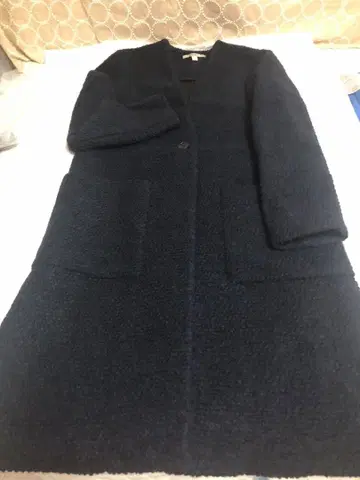 ZARA TRAFALUC 네이비 롱 코트 S