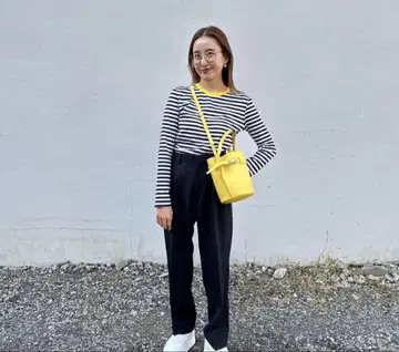 sallure 사류 스트라이프 긴팔 티셔츠