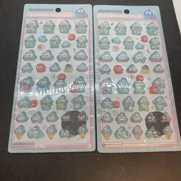 모자 꽁지 드롭 씰 산리오 한교동 우루츄루 씰 2장