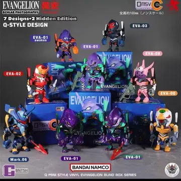 BANDAI QMSV 중국 한정판 에반게리온 피규어 (8개입)