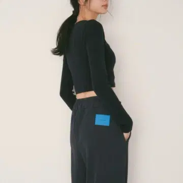 BLUE x PALANG 블루파랑 맨투맨 로고 팬츠