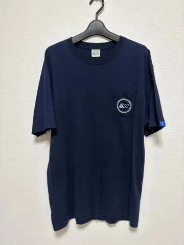 LOOPWHEELER 루프 휠러 네이비 T셔츠