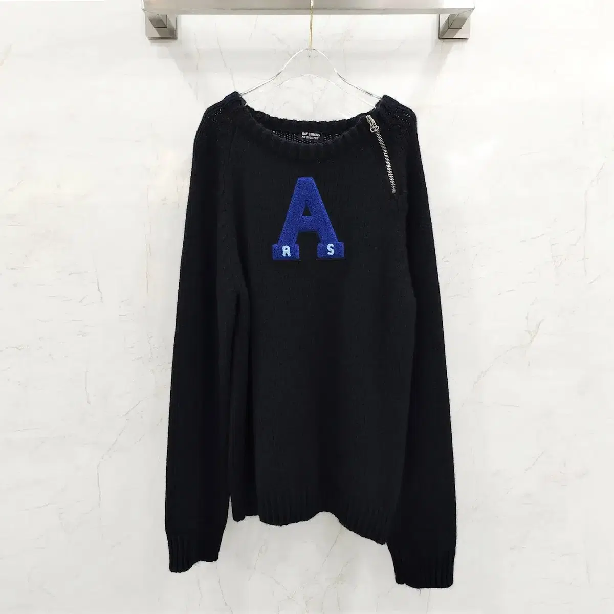 Raf Simons 注文 21fw ニット M R Jacquard Bulky Knit Sweater in
