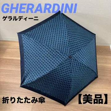 [ 새상품급 ] GHERARDINI 게라르디니 네이비 접이식 우산
