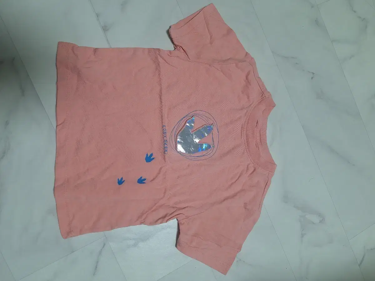 Dinosaur Footprint Kids Short-Sleeve T-Shirt