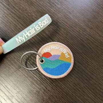 My hair is bad 라이브 굿즈 세트 러버 밴드 키링