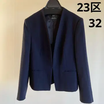 23구 네이비 노카라 자켓 32