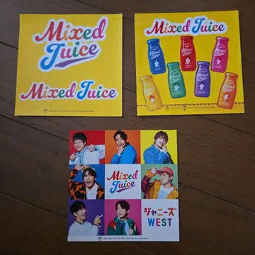 Mixed Juice 쟈니즈WEST 스티커 3개 세트