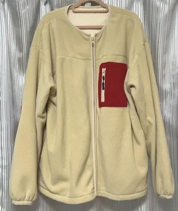 새상품급 Give Re-collection 배색 플리스 블루종 qvc