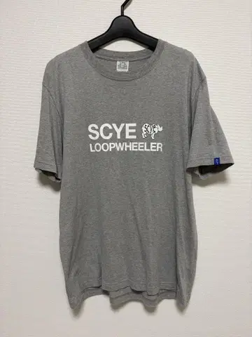 LOOPWHEELER SCYE 티셔츠 그레이