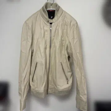 LOVELLESS 아이보리 가죽 자켓 사이즈 3