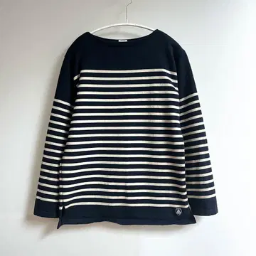 ORCIVAL 보트넥 스트라이프 스웨터
