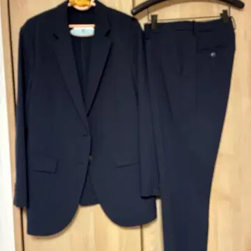 유니클로 네이비 XL 수트 셋업