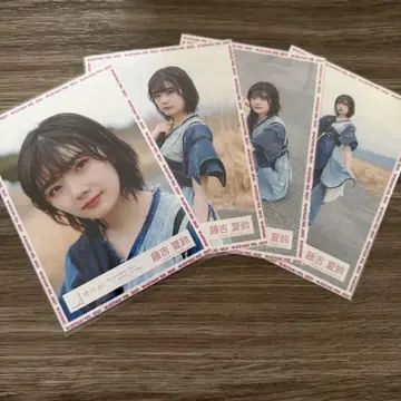 사쿠라자카46 후지요시 카린 브로마이드 생각보다 외롭지 않아 컴프