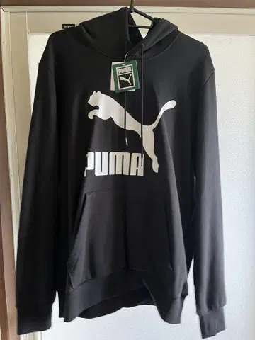 PUMA 후드티 블랙 L 사이즈