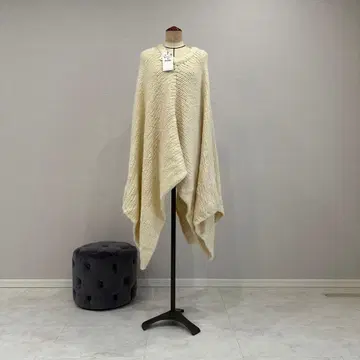 아이보리 니트 판초 프리 사이즈 ZARA