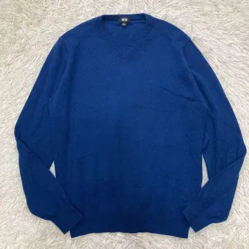 UNIQLO 남성용 캐시미어 V넥 스웨터 M