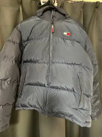 타미힐피거 후드 부착 다운 자켓