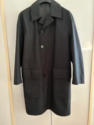 UNIQLO U 스텐카라 코트 블랙 블록 테크