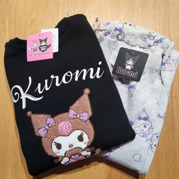 Kuromi 블랙 룸웨어 파자마 시마무라 쿠로미