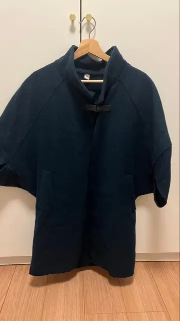 iminoaru 네이비 짙은 녹색 단추식 가디건 L 사이즈