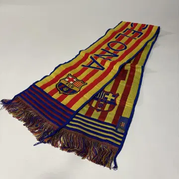 새상품 미사용 바르셀로나 FC BARCELONA 축구 머플러 현지 구매