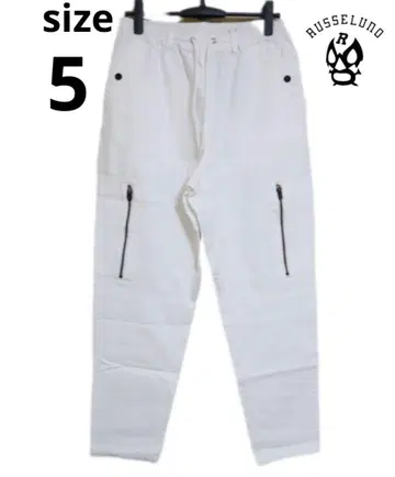 새상품 러셀노 Russeluno 골프 롱 팬츠 화이트
