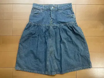 빔즈 보이 데님 플레어 스커트 사이즈 1