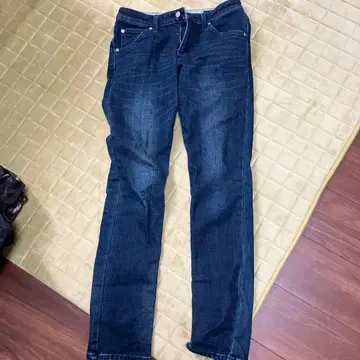 EDWIN 스키니 데님 28 다크 블루